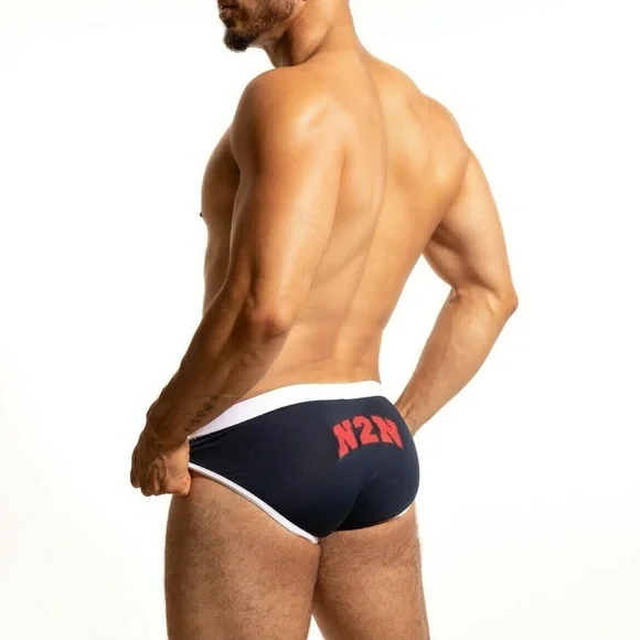 NWT N2N BodyWear FC20 Freedom Bikini - Navy (Size Small) - Picture 5 of 5